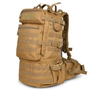 50L Military MOLLE Tactical Army Backpack with Waist Strap