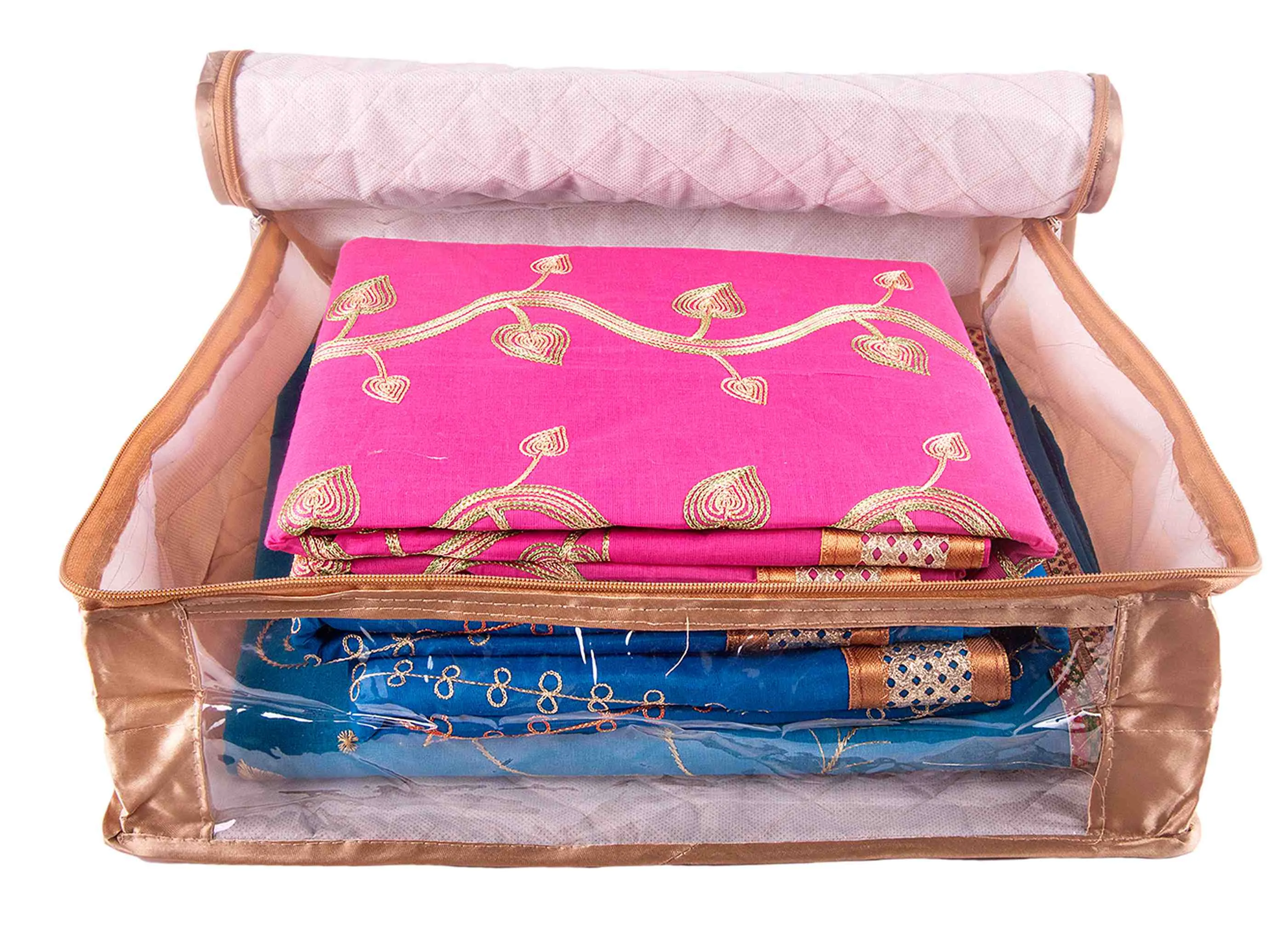 6" Satin saree cover | closet storage combo pack of 6 pcs.