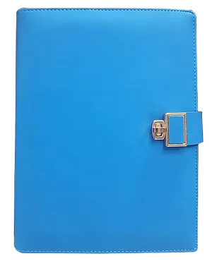 AMS-RM-200-F-44 - (BLUE) PU Leather Organizer