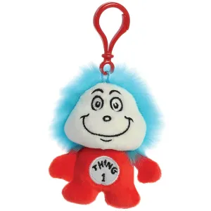 Aurora Dr. Seuss 4" Thing 1 Plush Character Clip