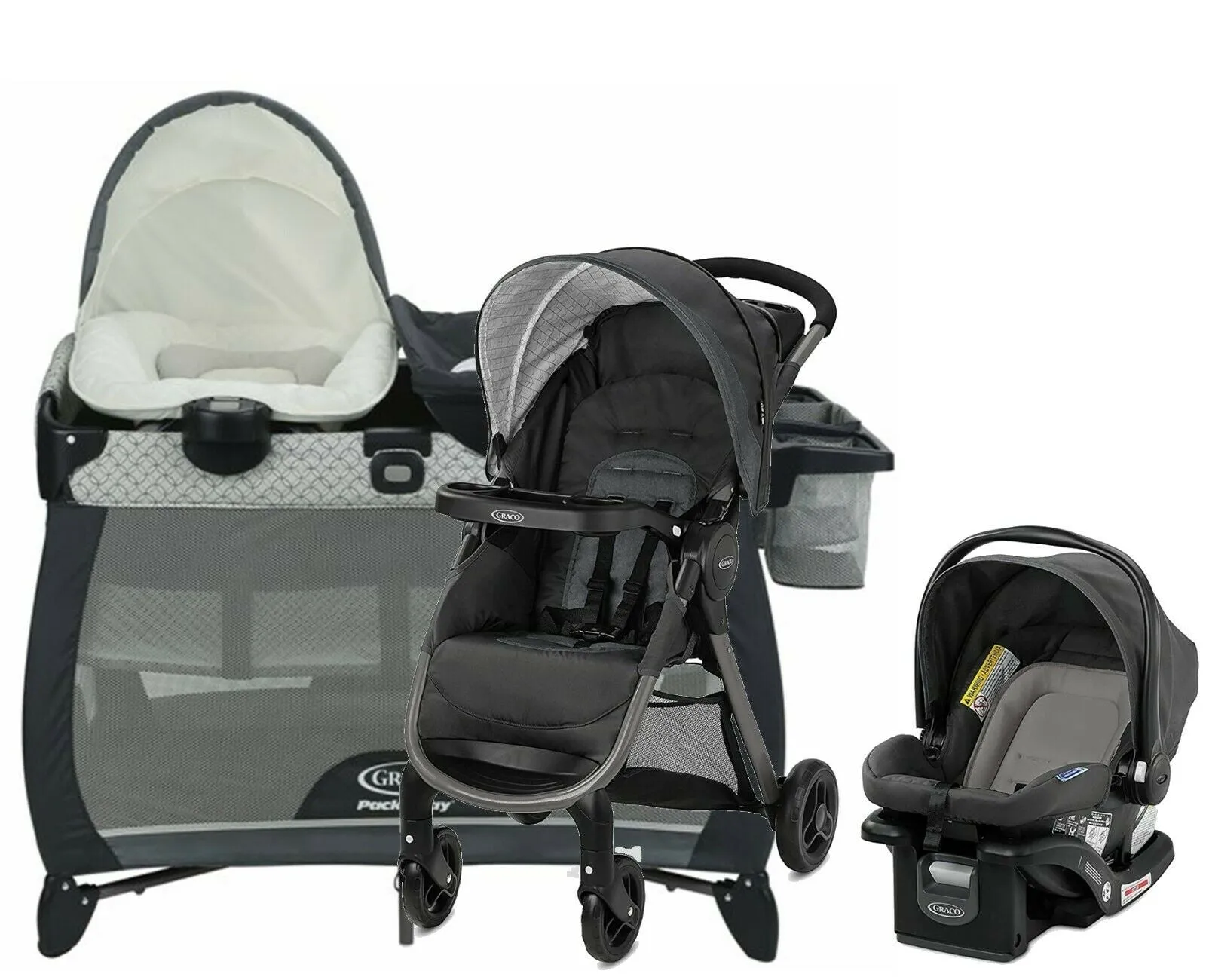 Baby Boy Stroller Travel System with Car Seat Playard Infant Graco Combo