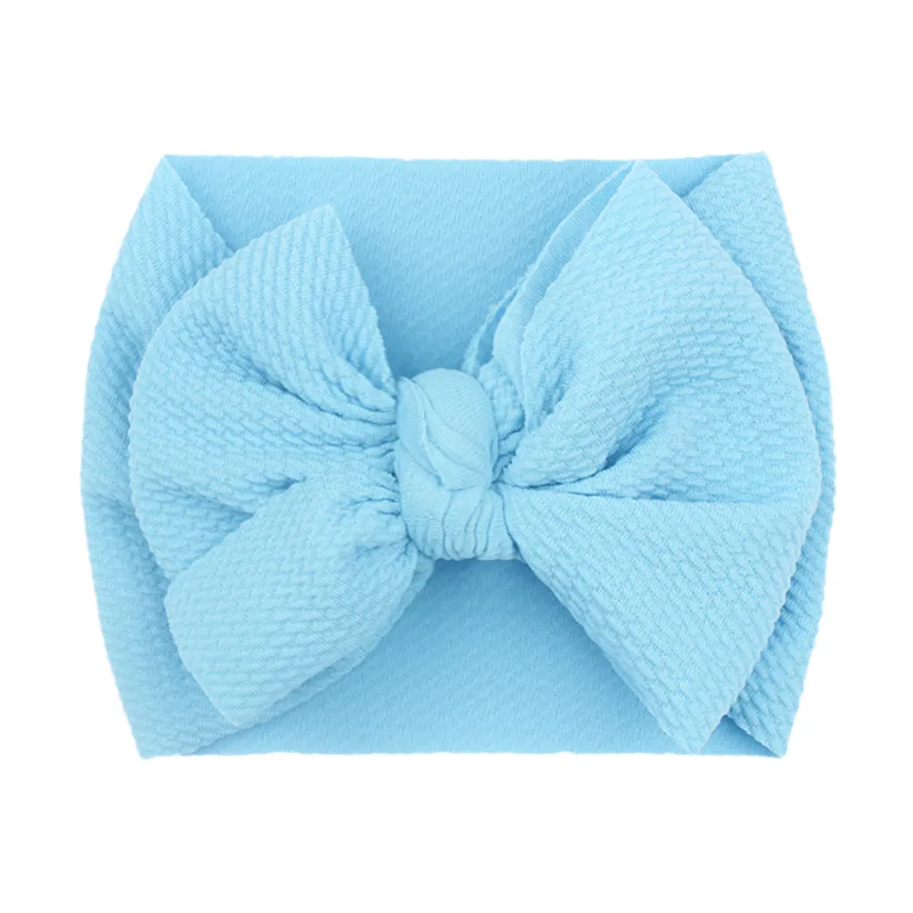 Babymoon Kids Girls Textured Bow Hairband | Baby Headband | Hair Accessories