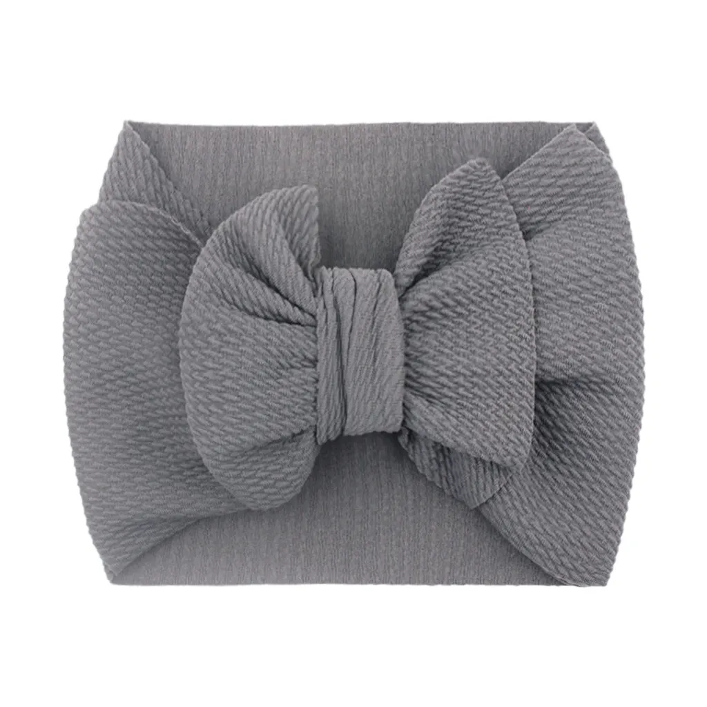 Babymoon Kids Girls Textured Bow Hairband | Baby Headband | Hair Accessories