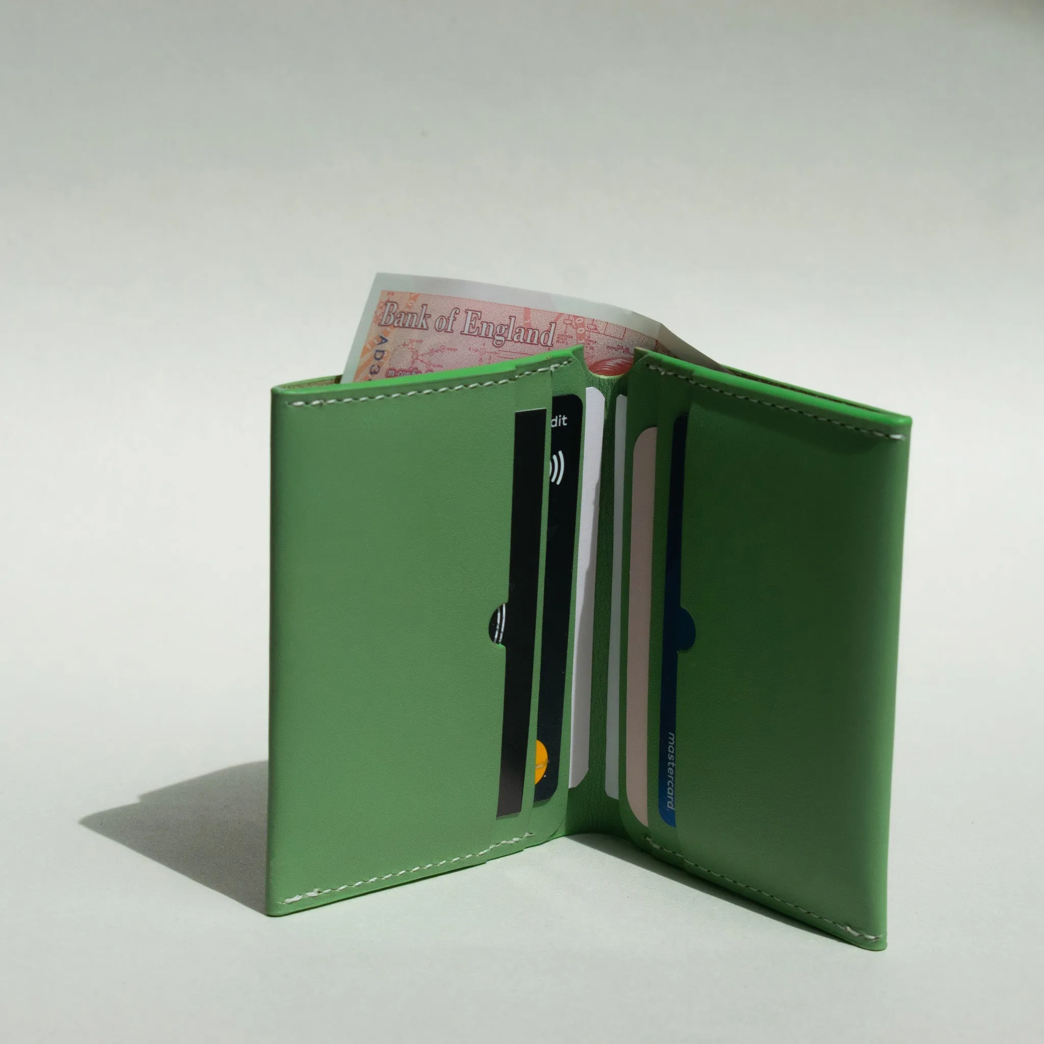 Bifold Wallet in Sea Green