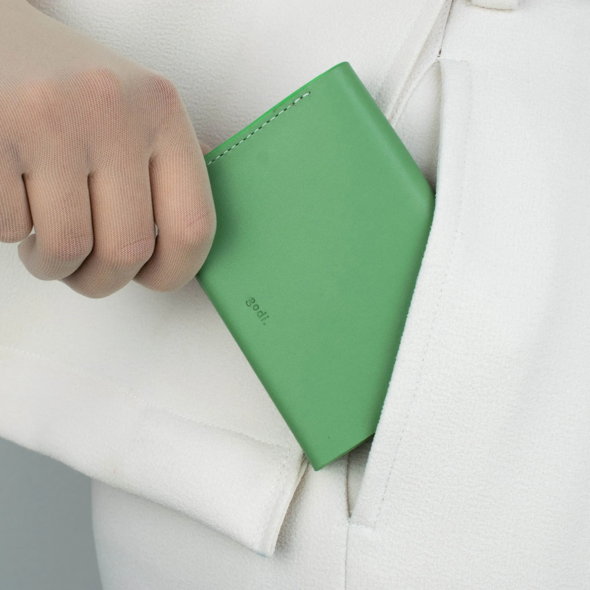 Bifold Wallet in Sea Green