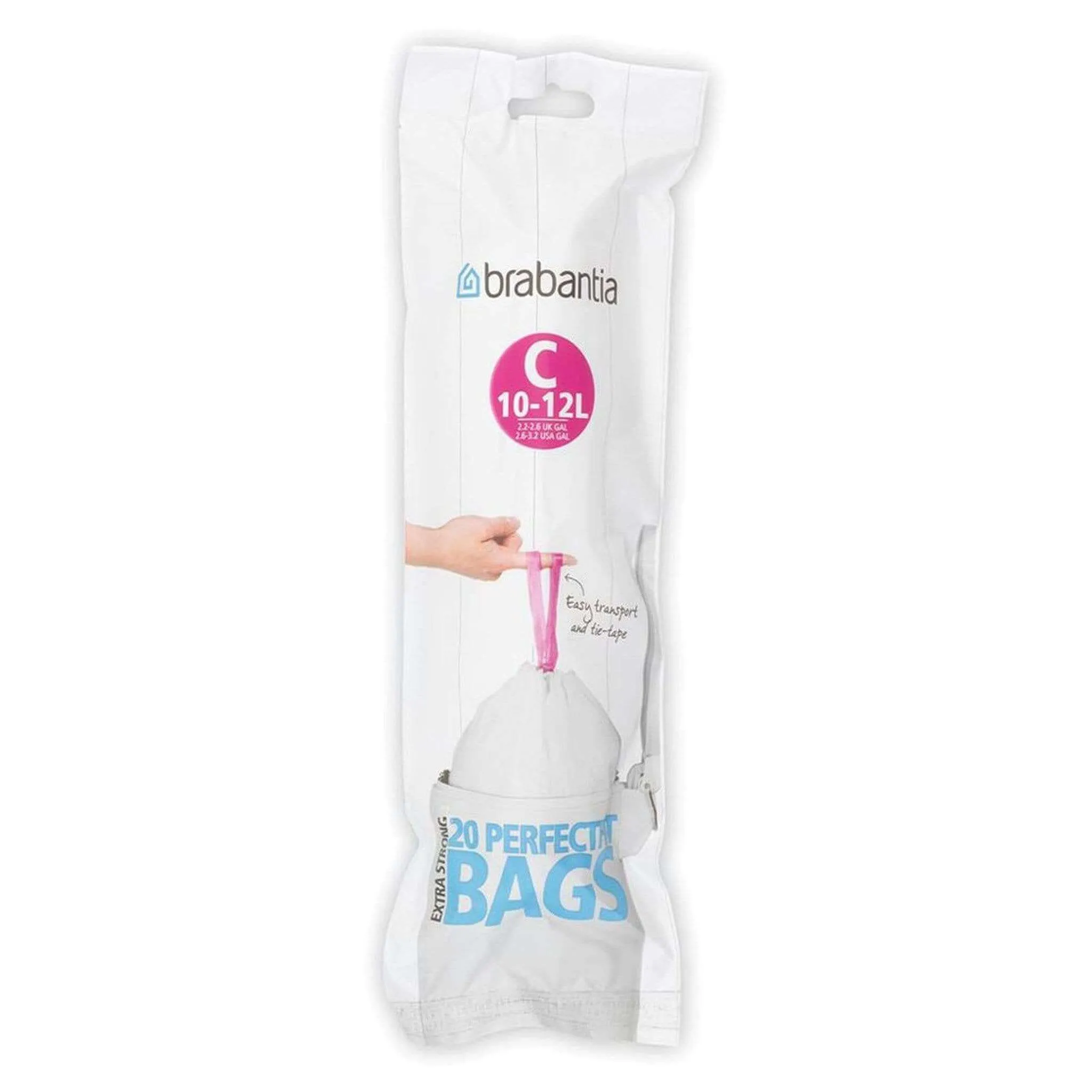 Brabantia Perfect Fit 20 Bin Liners Size C