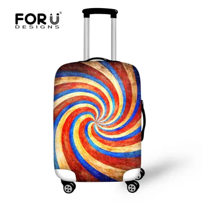 Brand 3D Portable Elastic Travel Luggage Cover Stretch Protect Suitcase Cover Apply to 18-30 Inch Case Waterproof Luggage Covers