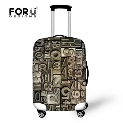 Brand 3D Portable Elastic Travel Luggage Cover Stretch Protect Suitcase Cover Apply to 18-30 Inch Case Waterproof Luggage Covers