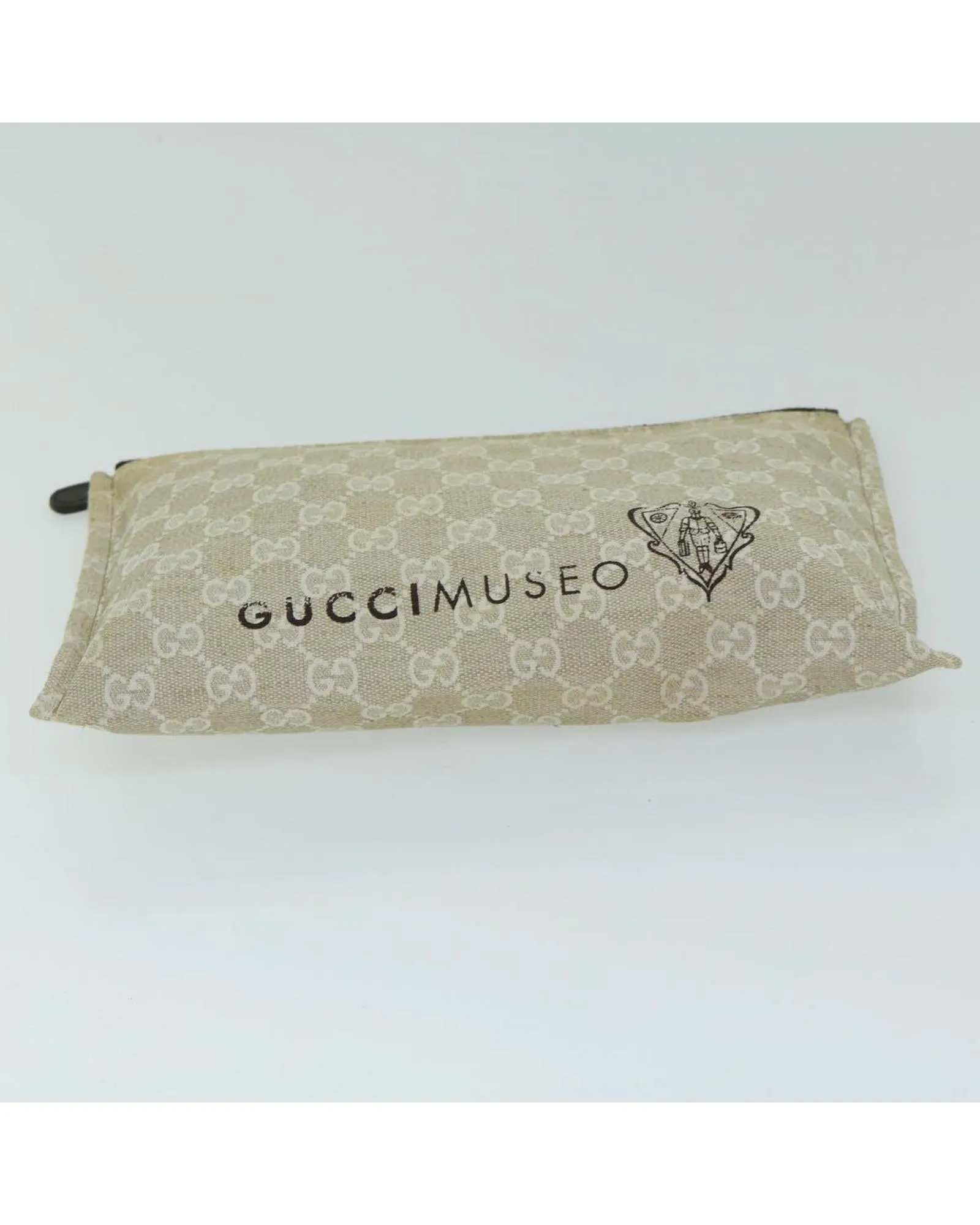 Canvas Pouch with GG Pattern