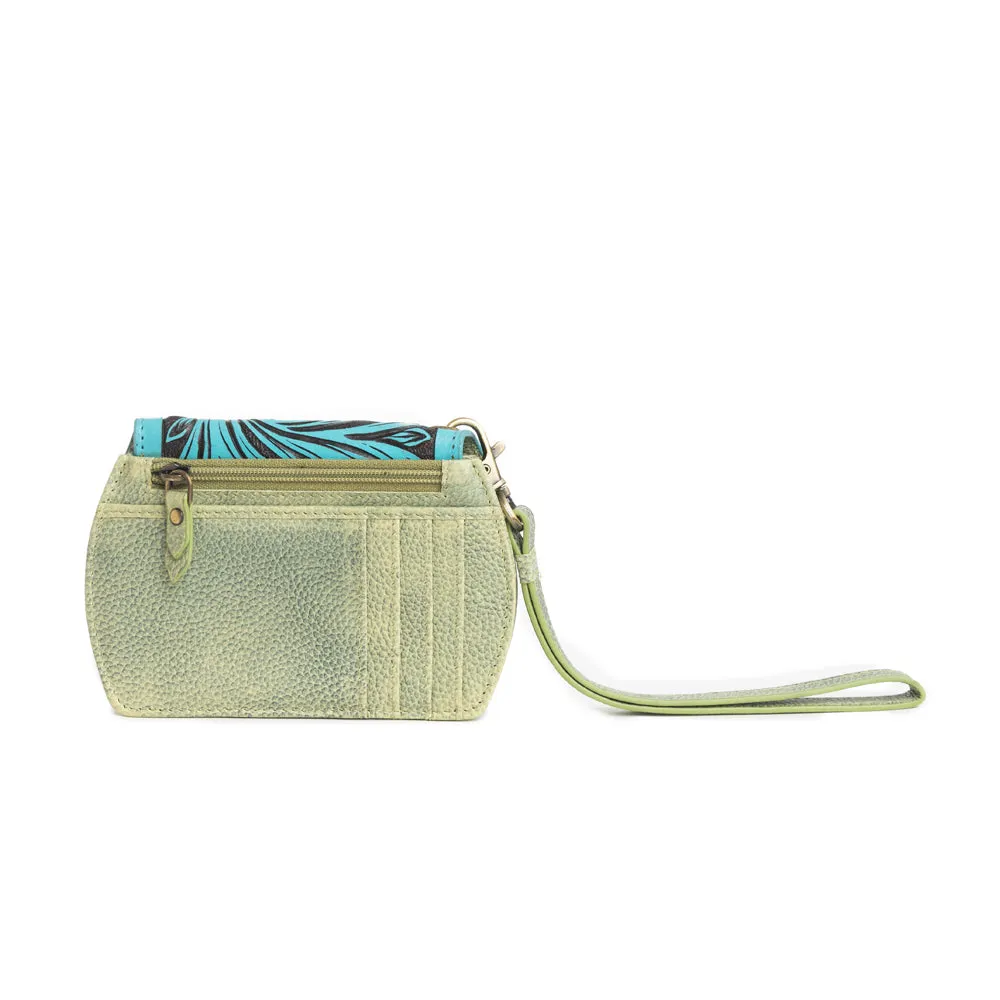 Canyon Bloom Wallet in Moss