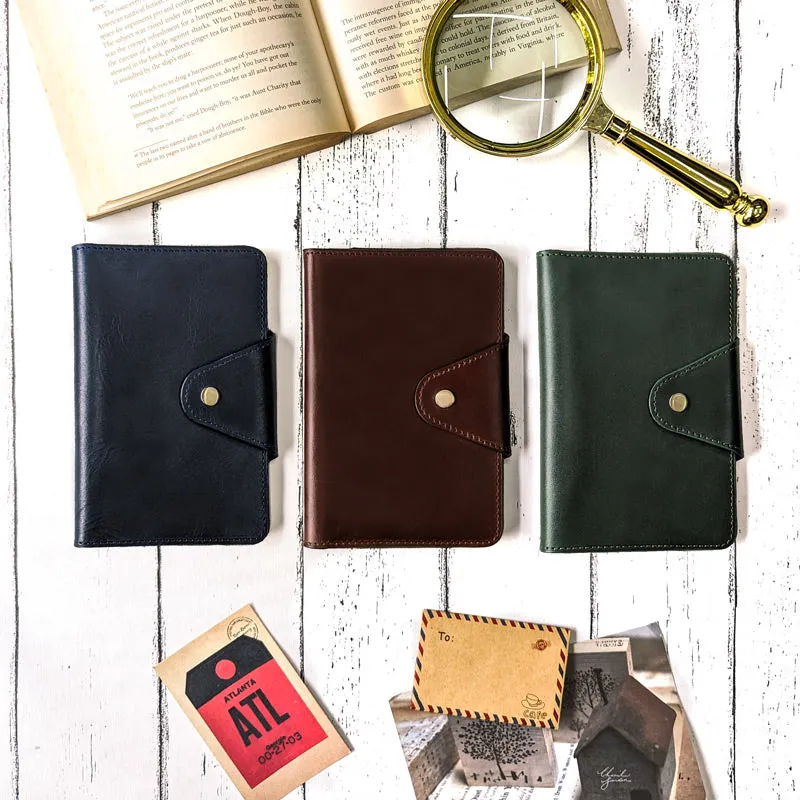 Classic Passport Holder - Cognac Brown