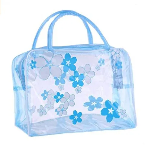 Clear Makeup Bag - Floral