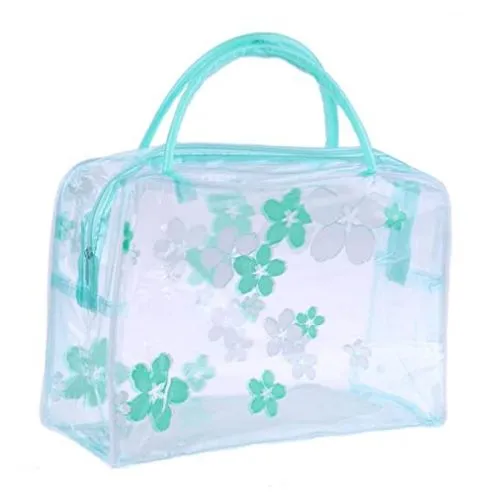 Clear Makeup Bag - Floral