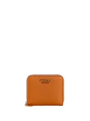 Cognac Laurel Small Wallet