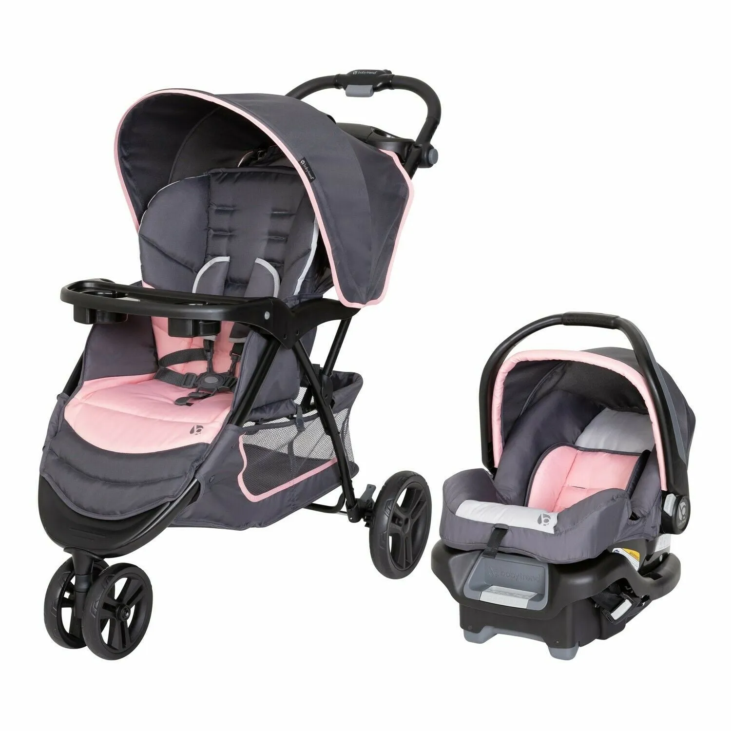 Combo Baby Stroller with Car Seat Travel System Playard High Chair Diaper Bag