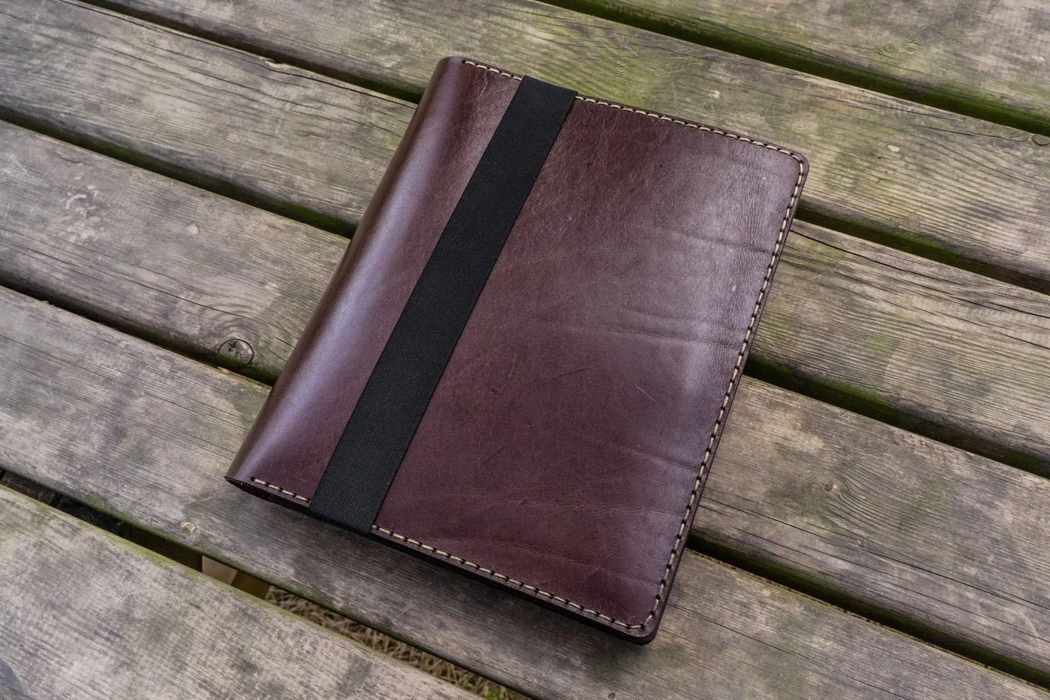 Composition Notebook Cover With iPad Air/Pro Pocket - Dark Brown