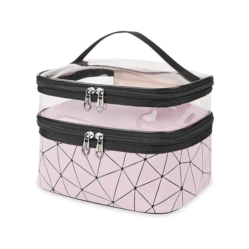 Cosmetic Bag Double Layer Toiletry