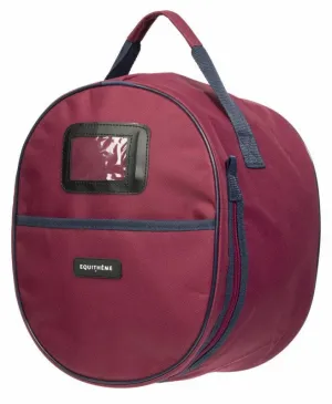 Equi Theme Helmet Bag Burgundy Navy