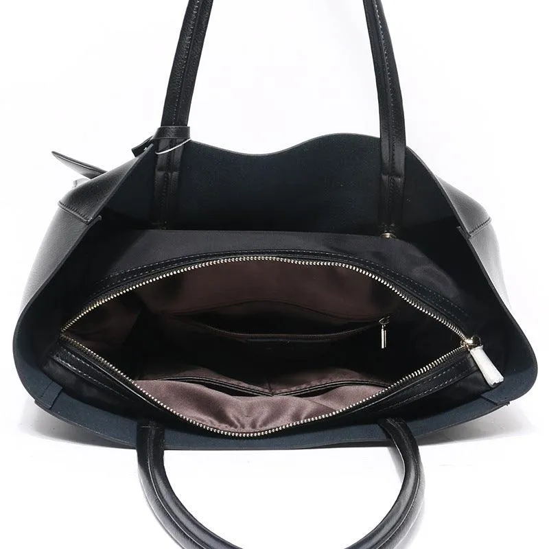 Fashion Leather Large Capacity Handbag For Lady