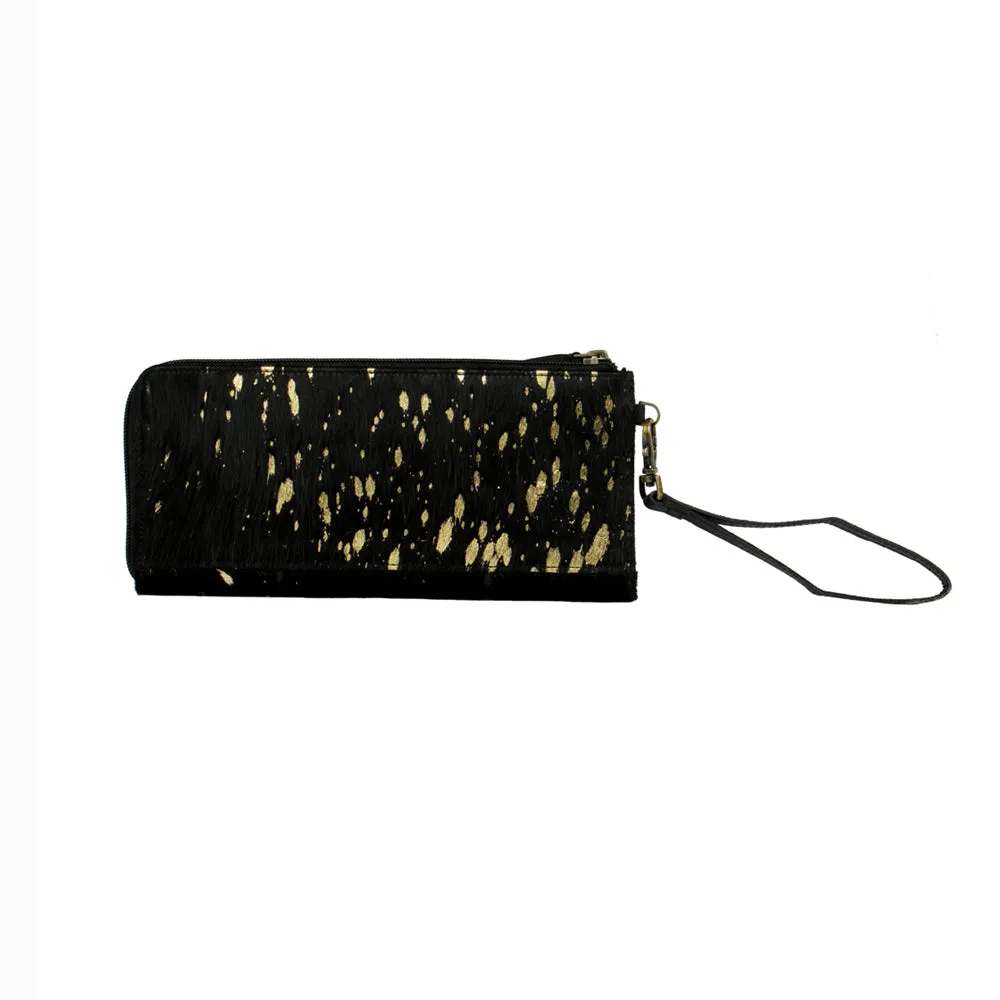 GILTED BLACK  WALLET