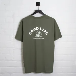 Good Life - Tshirt - Khaki