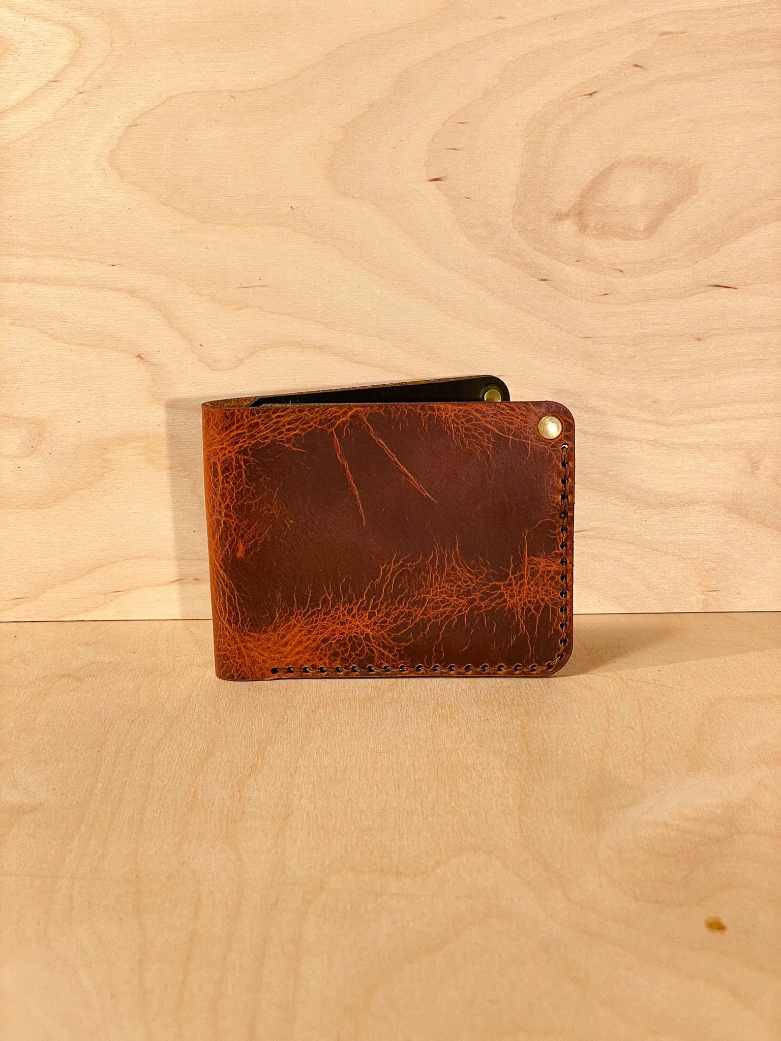 Gringo Bifold Leather Wallet OOAK 2