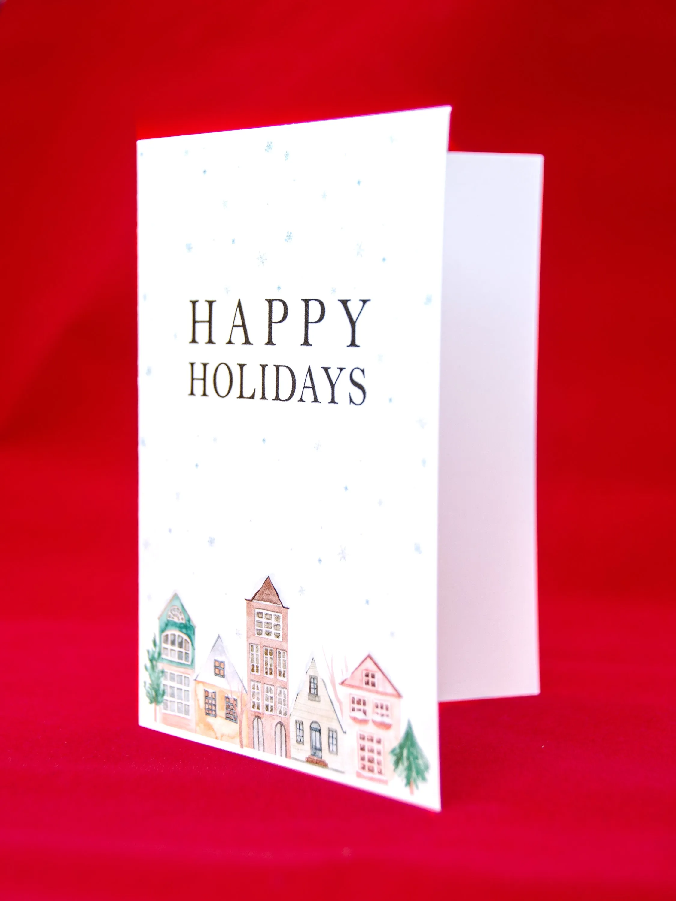 Happy Holidays City Greeting Card