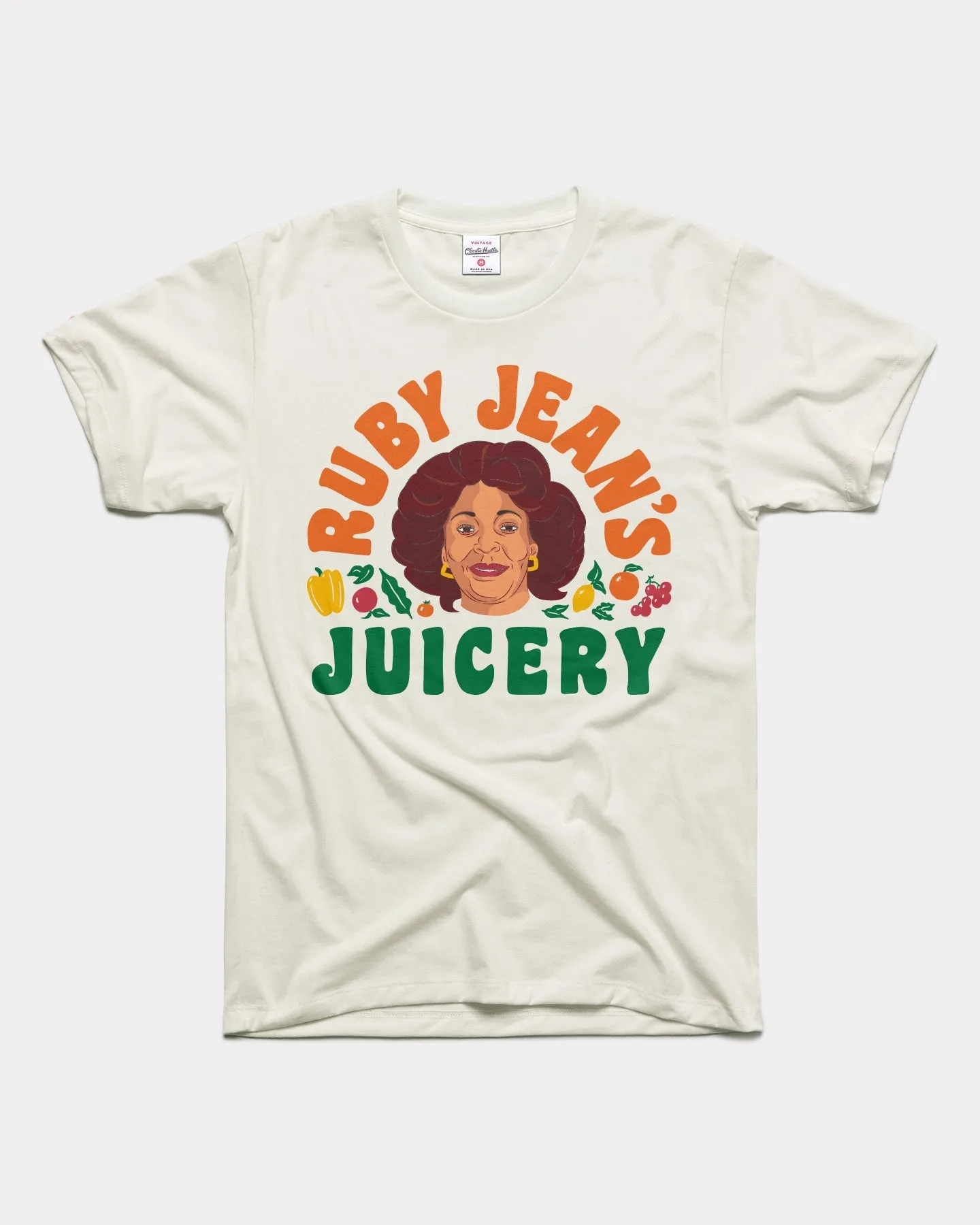 Kansas City Ruby Jean's Juicery Vintage White T-Shirt