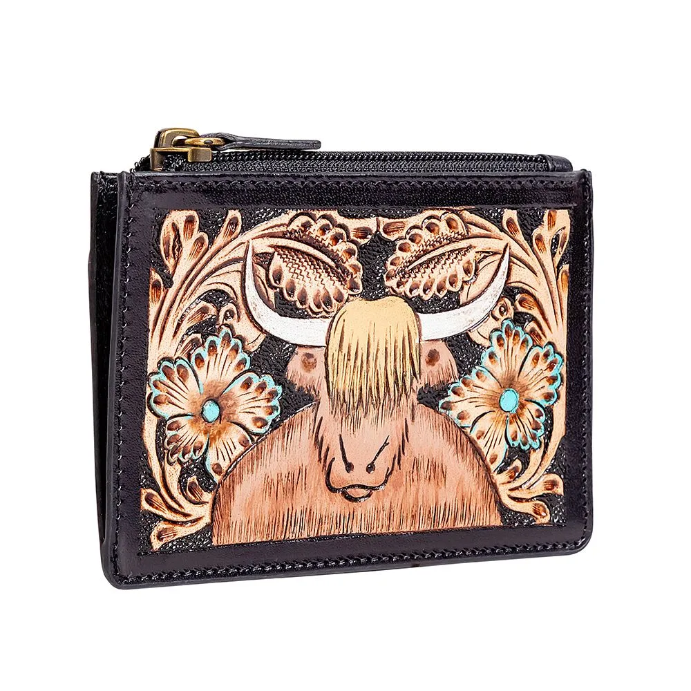 Kessei Hand Tooled Credit Card Holder