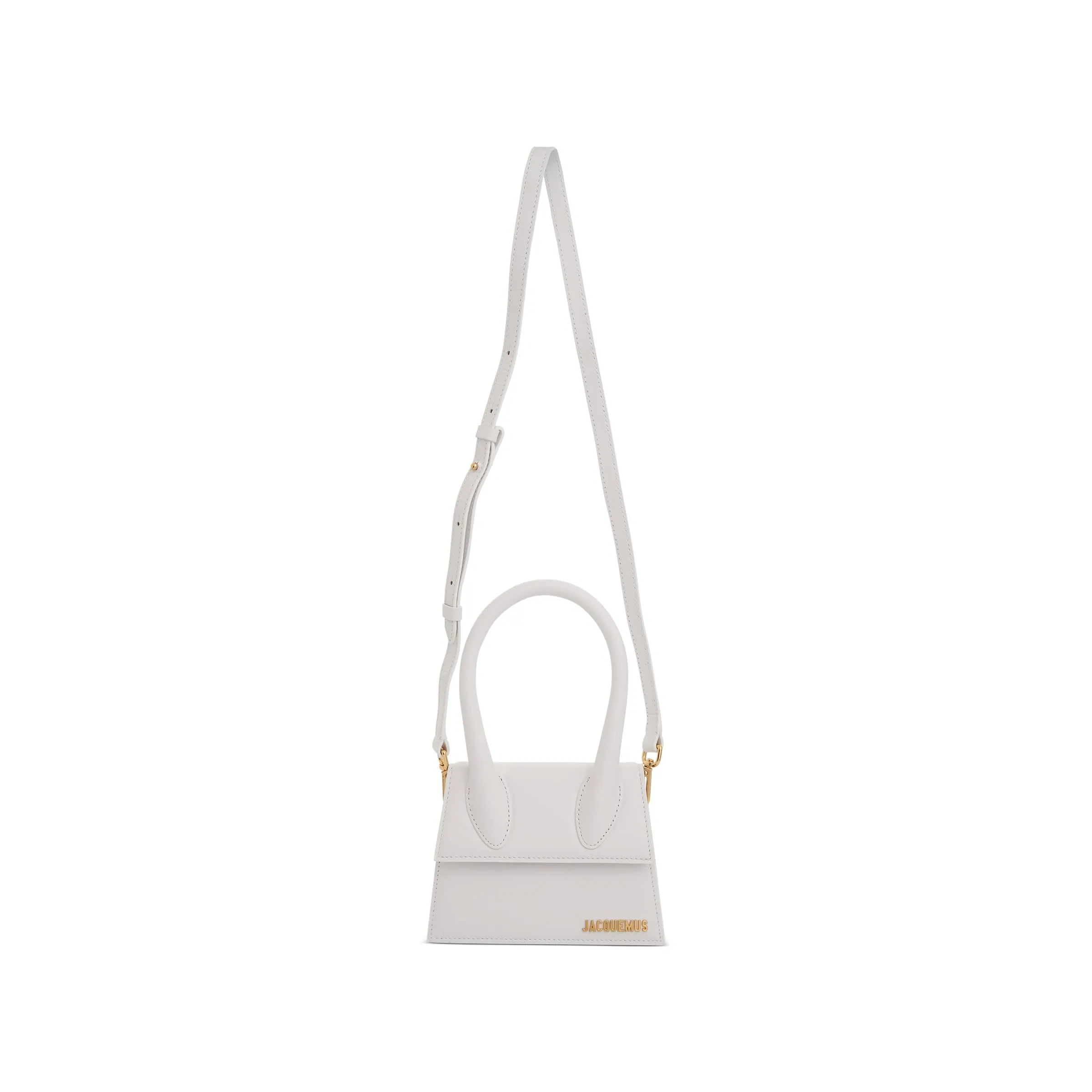 Le Chiquito Moyen Leather Bag in White