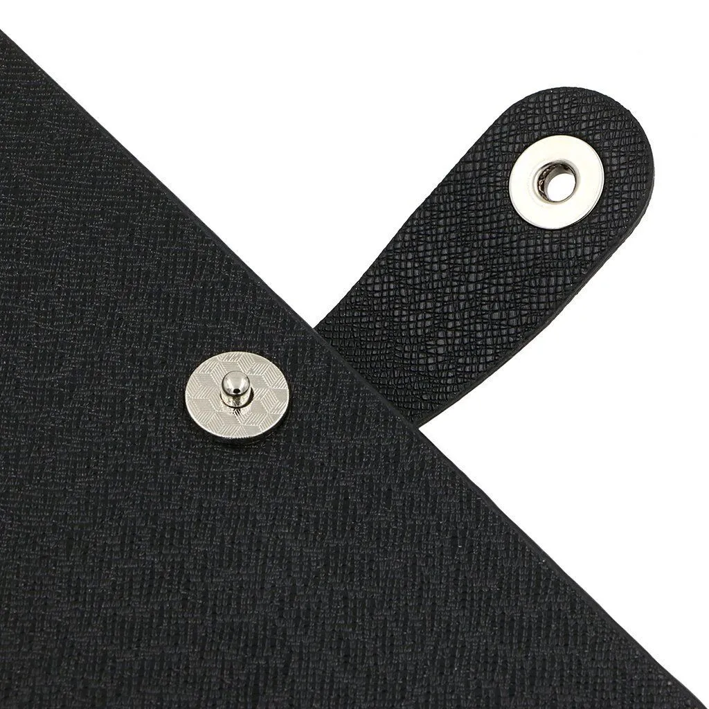 Leather 240/300 Slots Business/ID/Credit Card Holder Organizer, Magnetic Closure