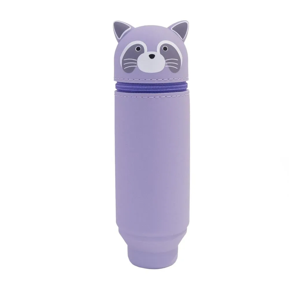 Lihit Lab Punilabo Stand Up Pen Case - Raccoon