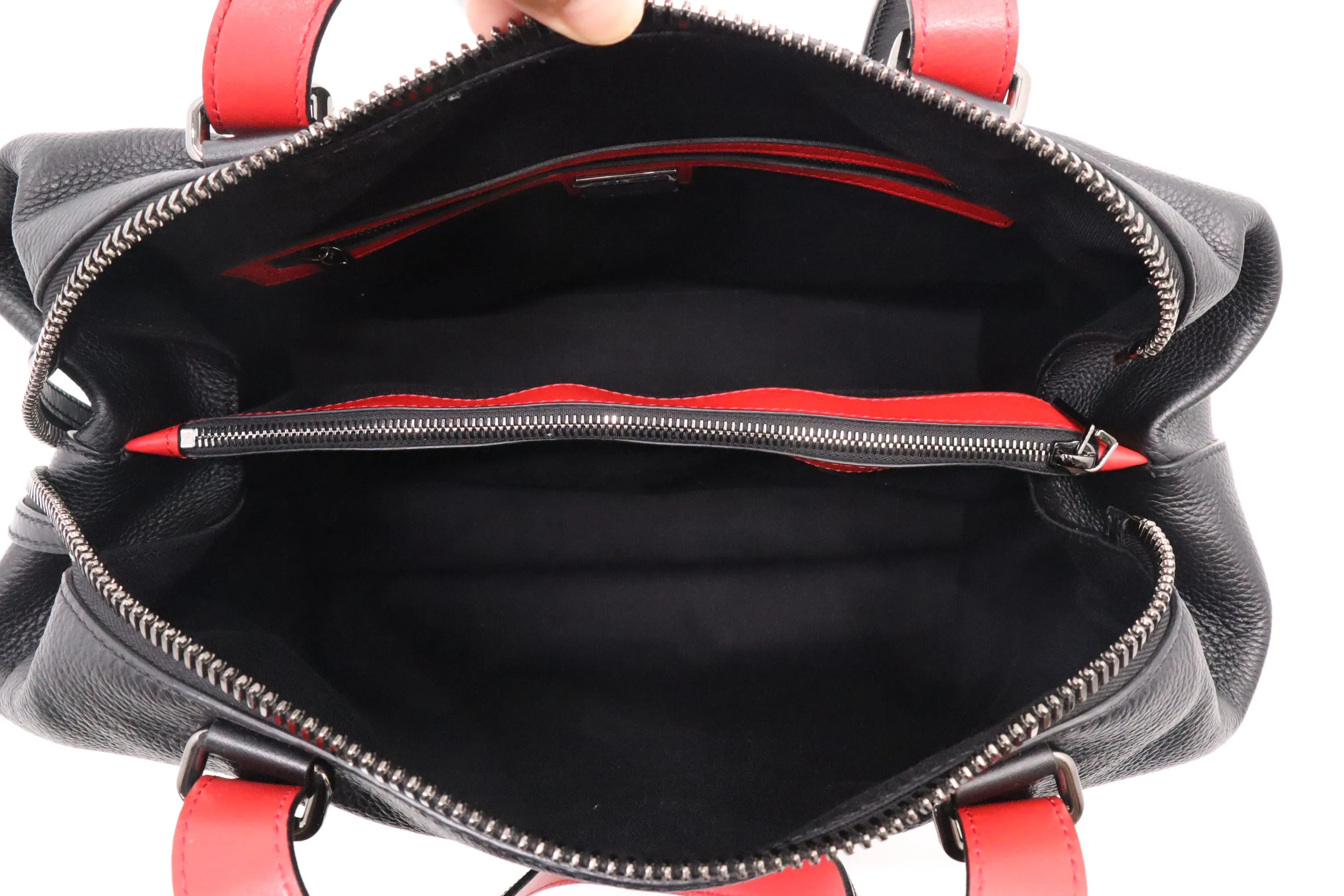 Louboutin Bagdamon Tote in Black Leather