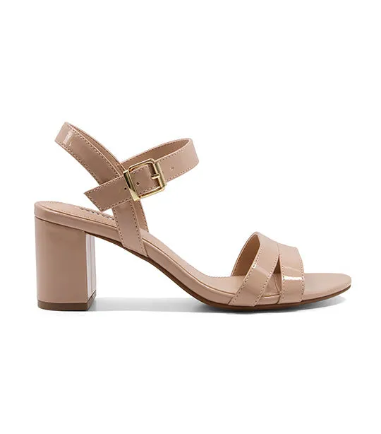 Merisa Block Heel Nude