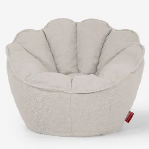 Natalia Sacco Bean Bag Chair - Boucle Ivory