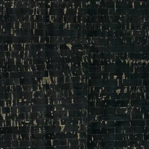 Natural Black Gold Flecked Pro Cork 1/2 Yard fabric - Sallie Tomato