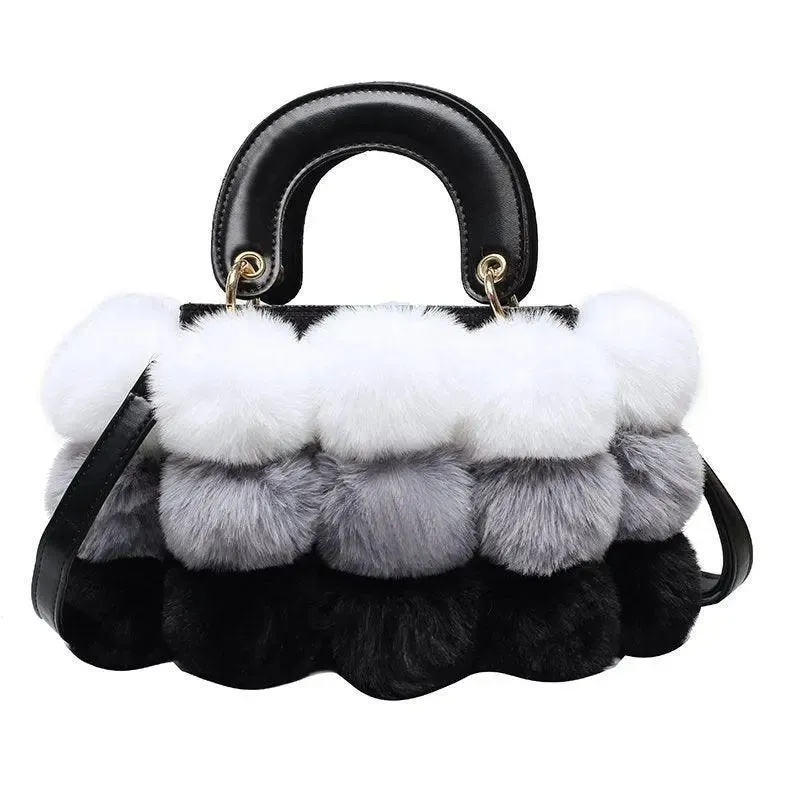 Pom Pom Detail Handbag