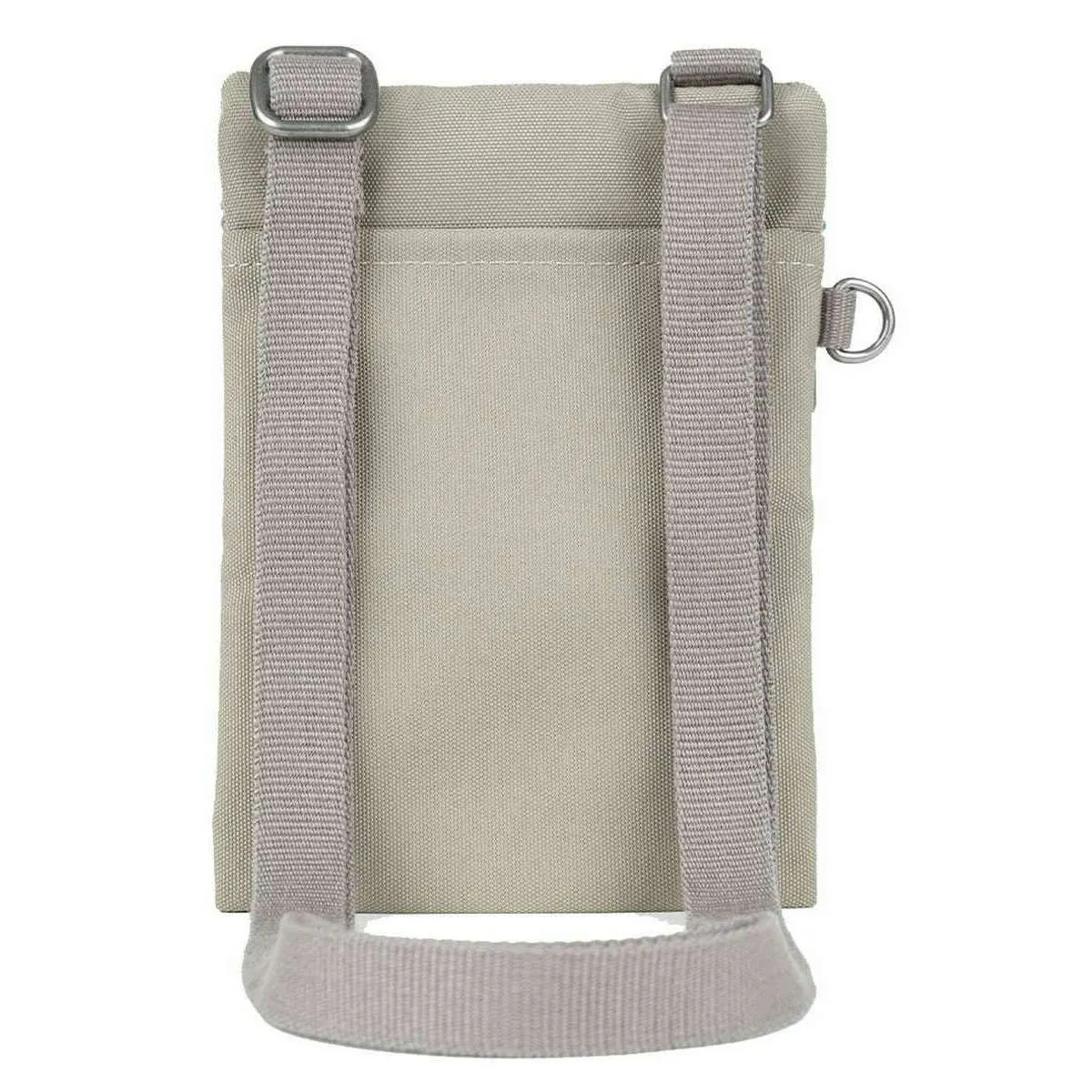 Roka Chelsea Sustainable Canvas Pocket Sling Bag - Coriander Grey