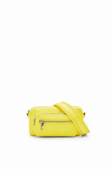 S Logo Crossbody Purse - Lemon Yellow