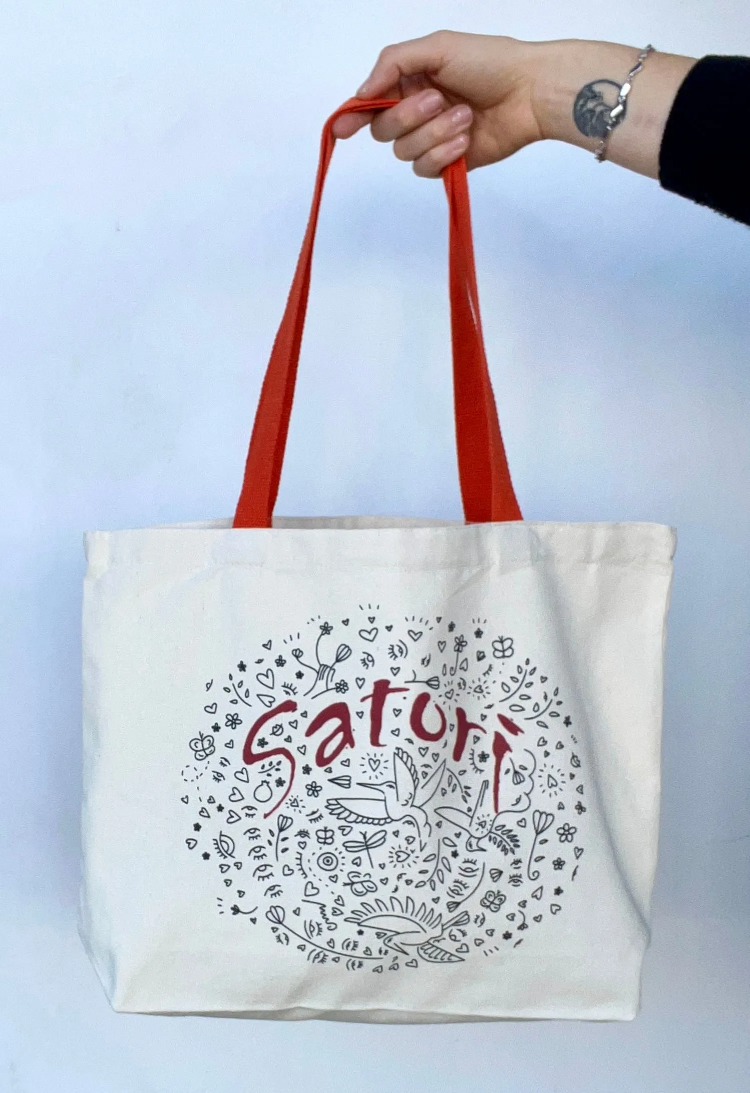 Satori Tote with Orange Strap