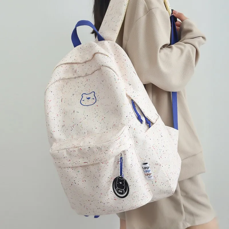 Simple Bear College Kawaii Backpack Bag