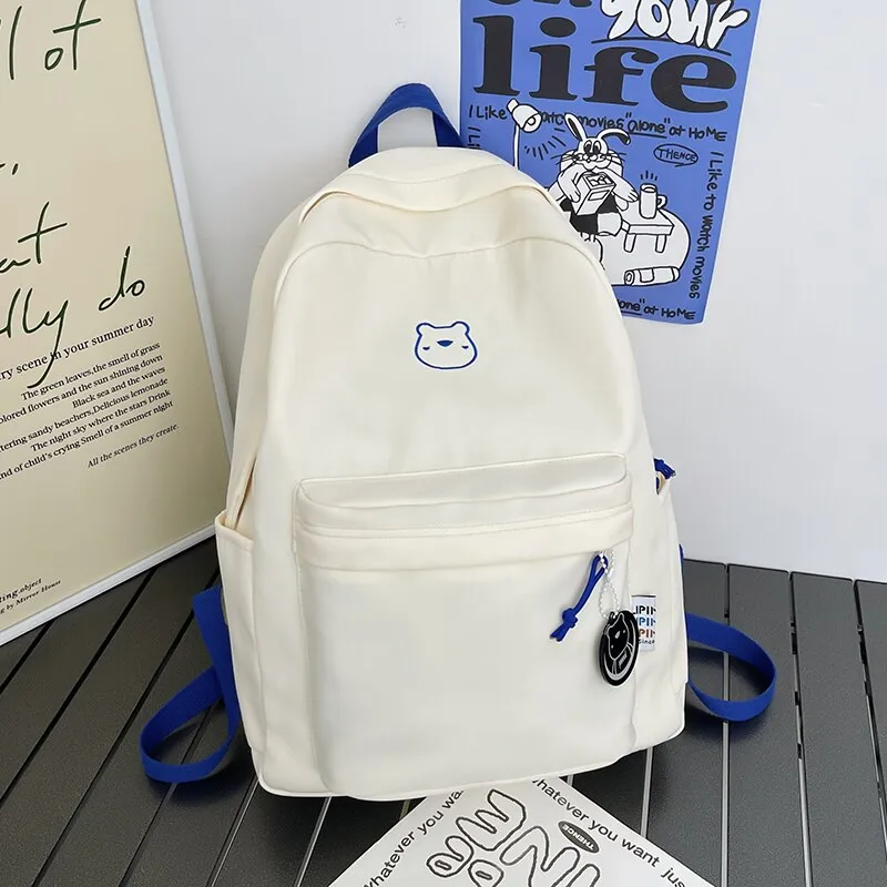 Simple Bear College Kawaii Backpack Bag