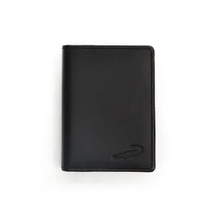 Slim Vertical Wallet-Black