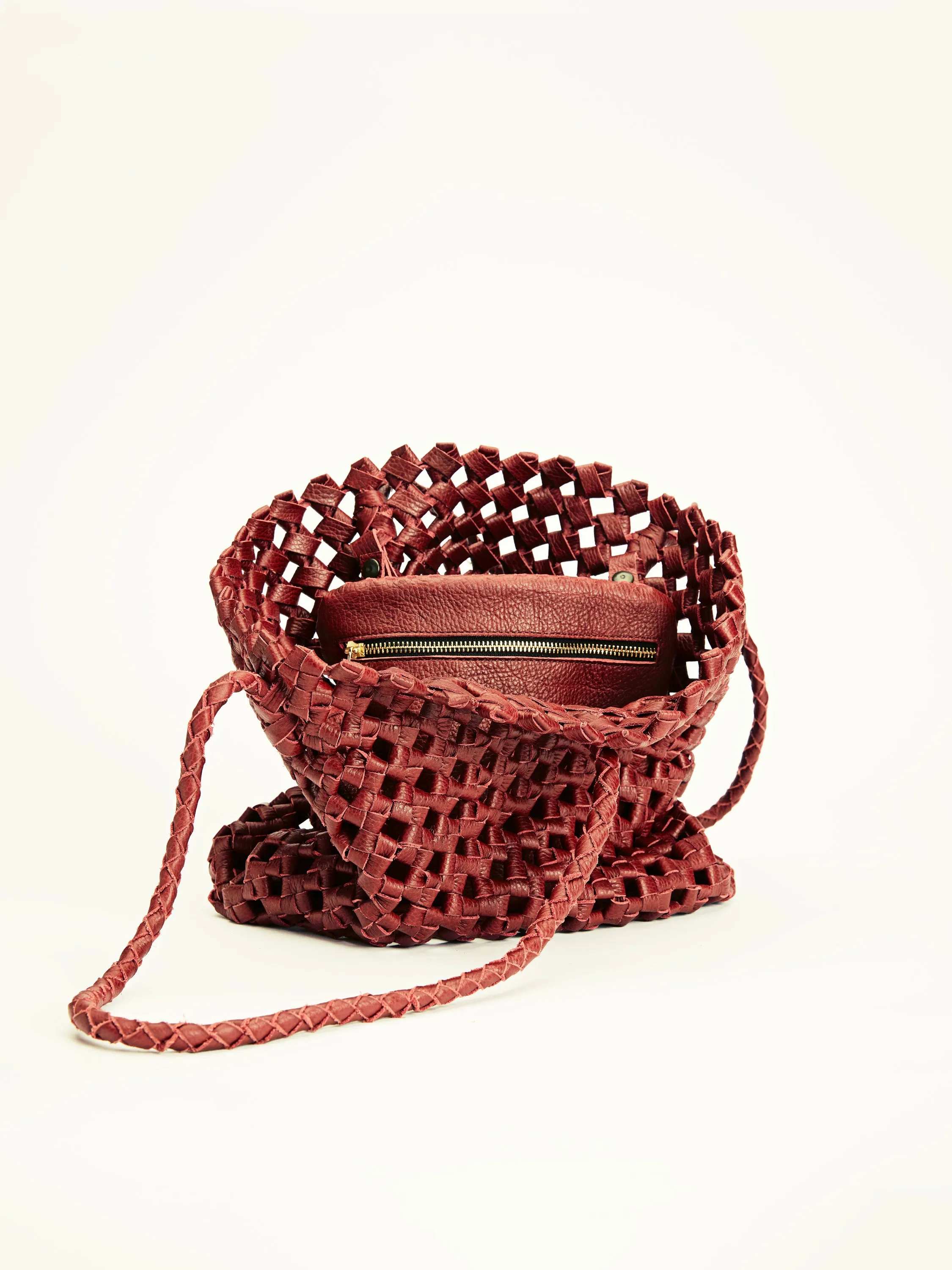 The Nudo Tote Red Wine