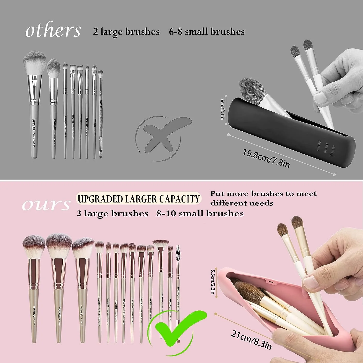 Travel Makeup Brush Holder