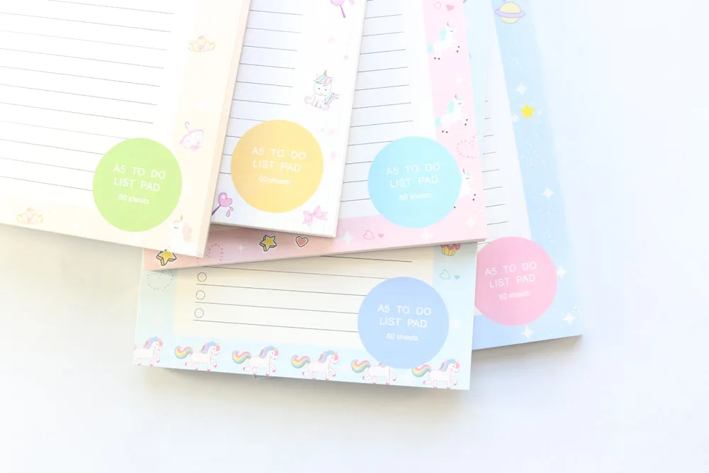 Unicorn To Do List - Memo Pad