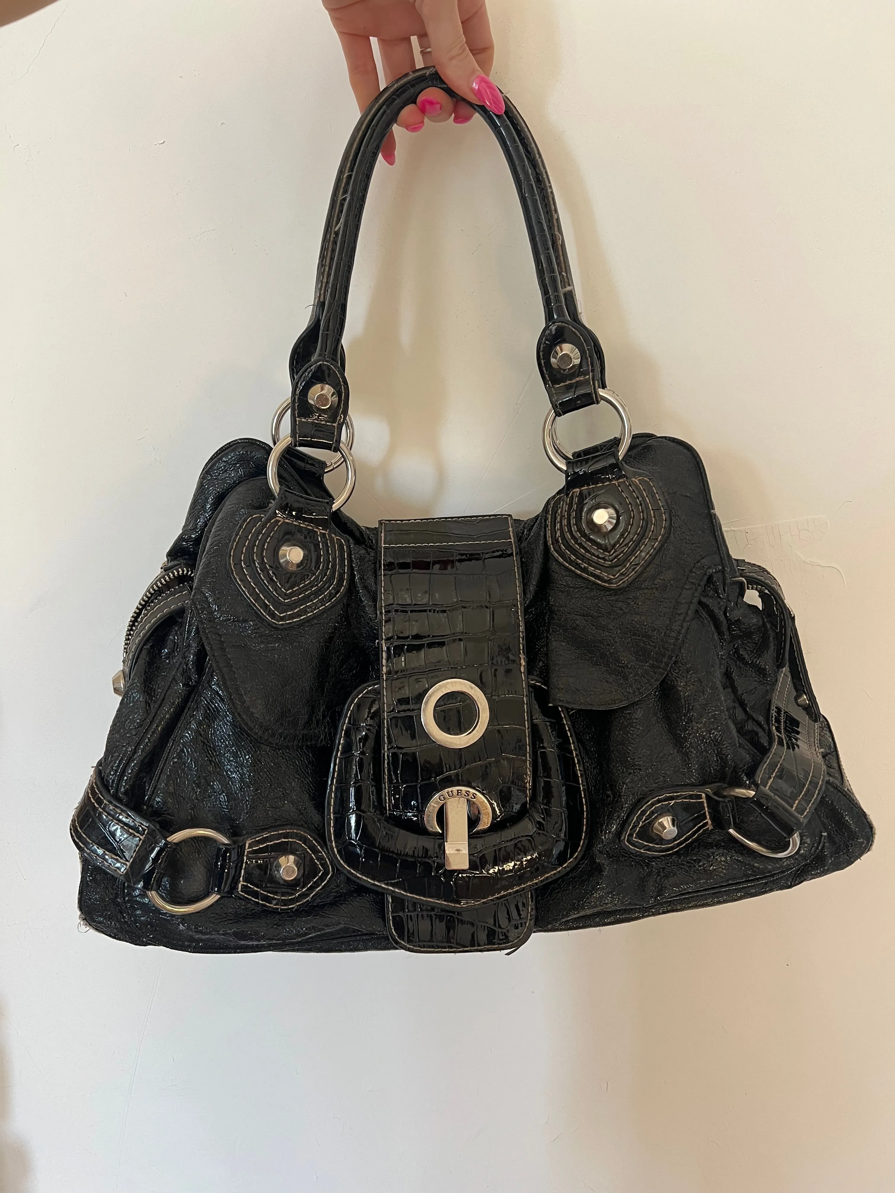 Vtg Guess Buckle Bag