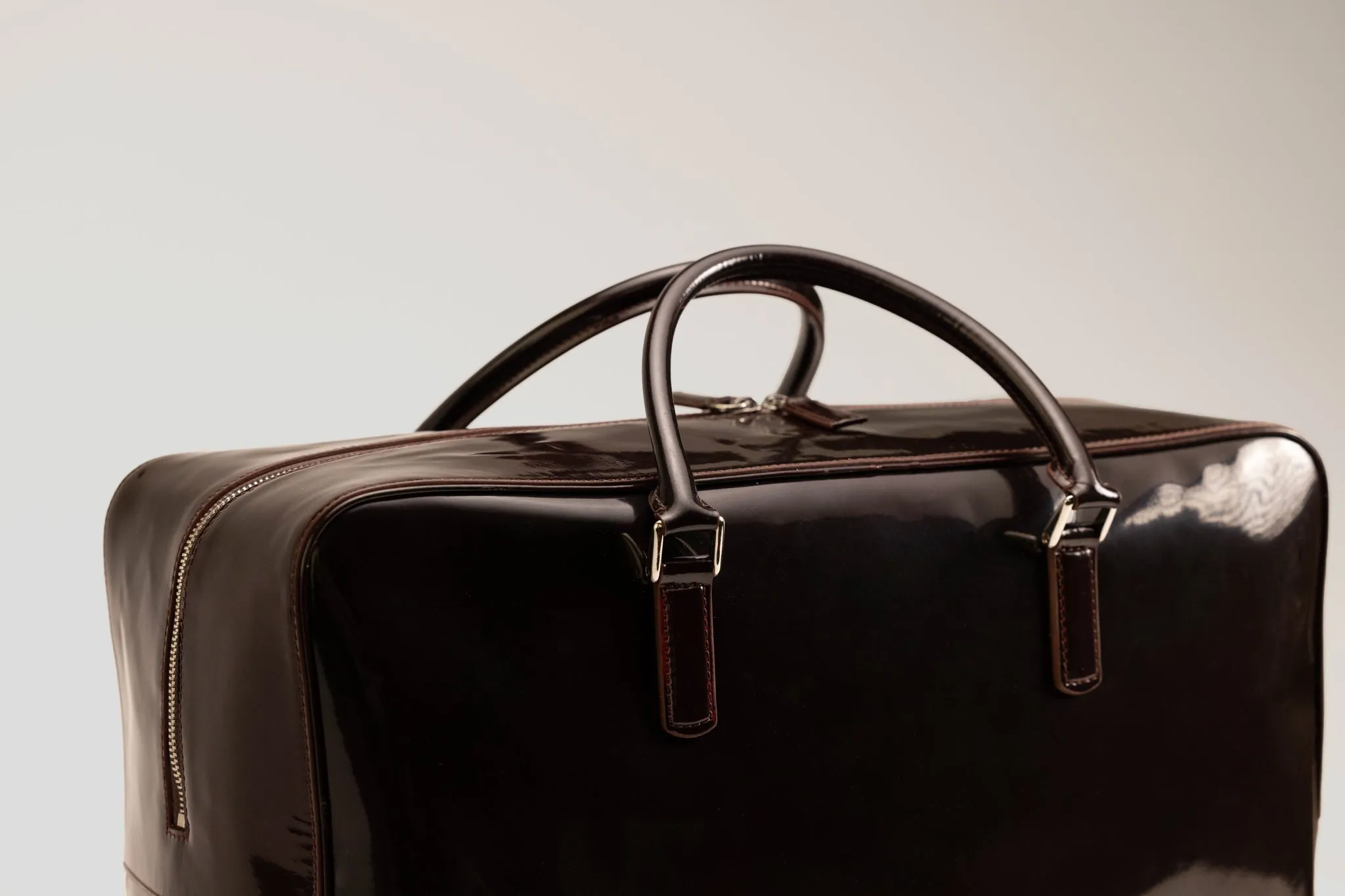 Weekender Bag - Glossy Brown