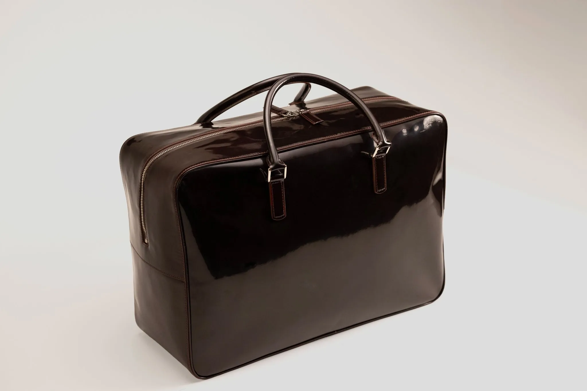 Weekender Bag - Glossy Brown