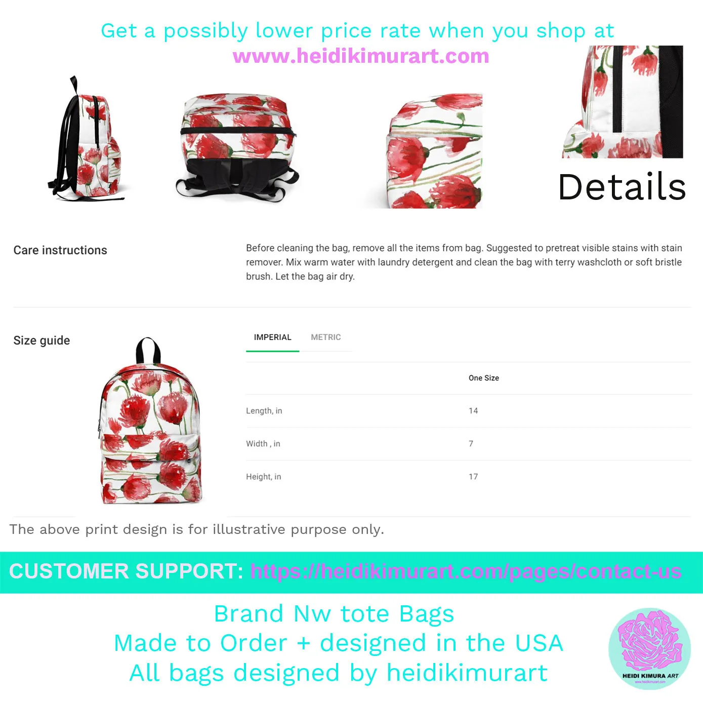 White Marble Backpack, Best Marbled Print Designer Unisex Classic School Travel Backpack